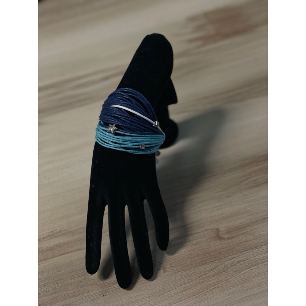 NWT Na Na Multi-Rope Bracelet Blue